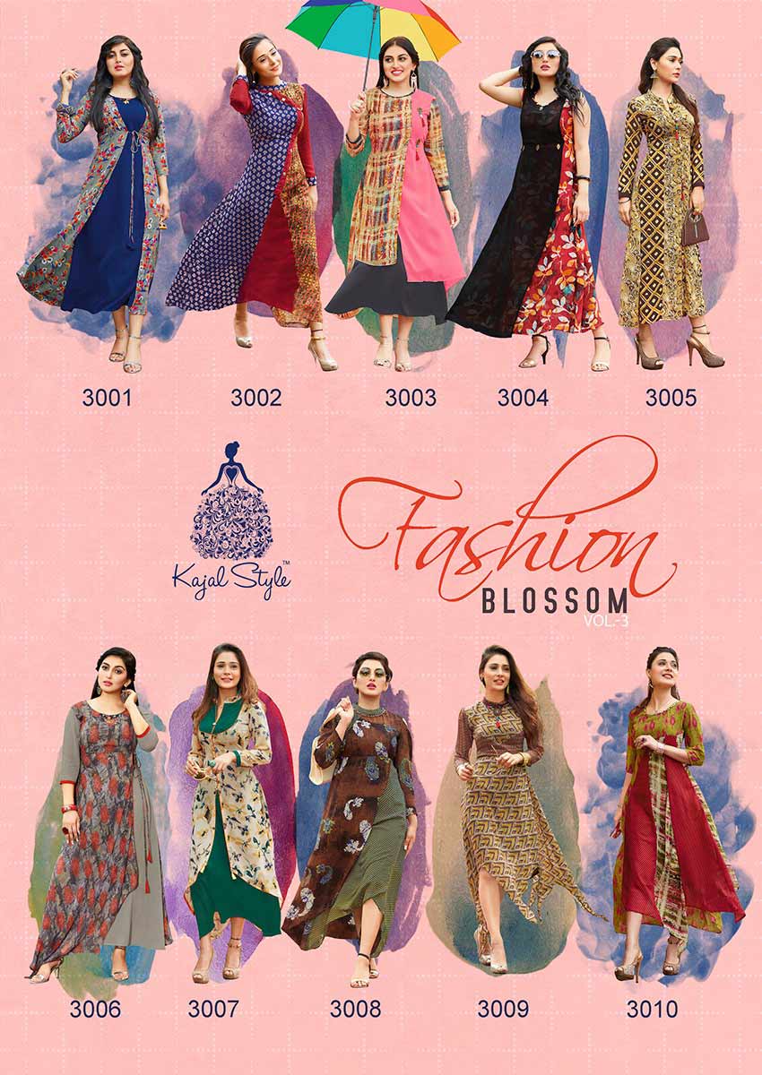 Fashion Blossom Vol-3 Kajal Style Georgette Kurti Fashion Blossom Vol-3 Kajal Style Georgette Kurti